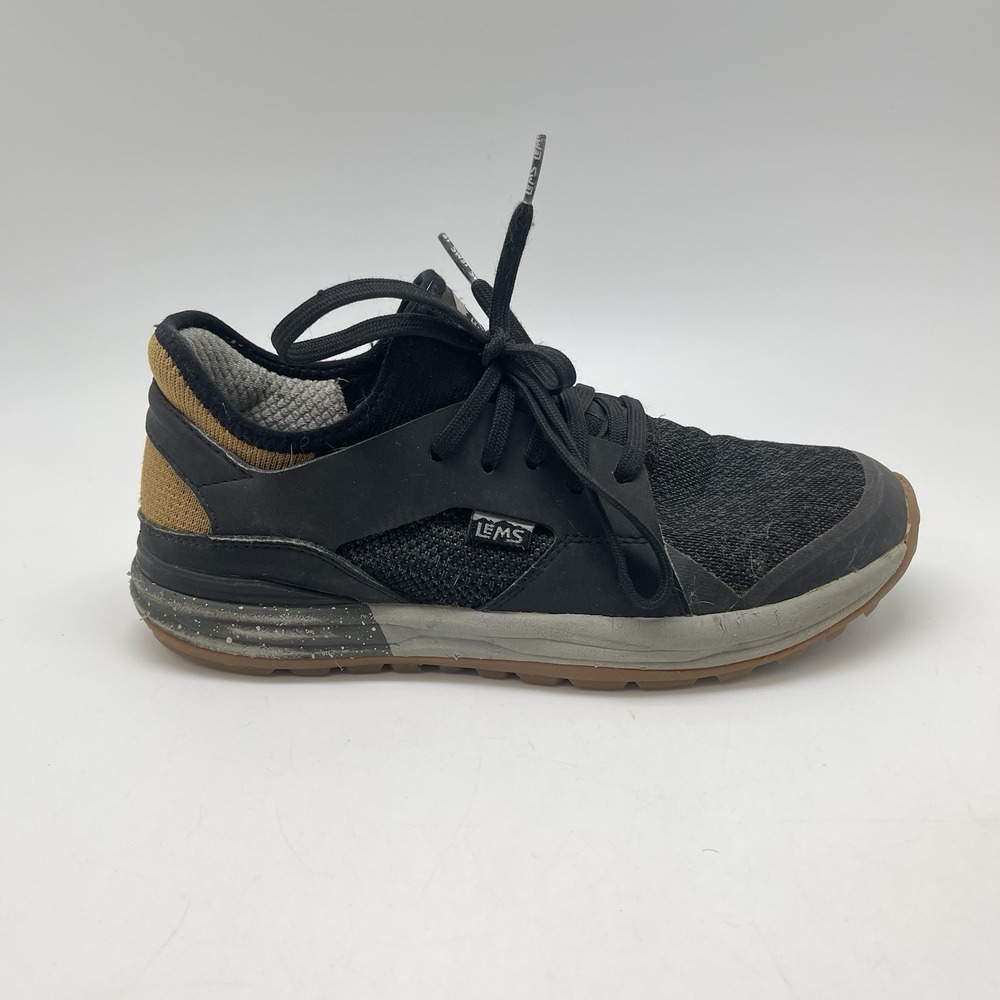 Lems Mesa Shoes Mens 8 D Black Carbon‎ Minimalist Trail Sneakers Walking Hiking